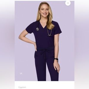 Mandala Scrubs set MP Eggplant Purple